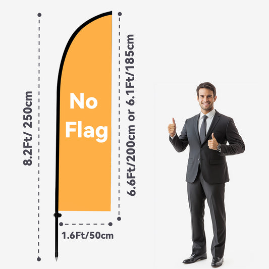 8FT Feather Flag Pole Kit