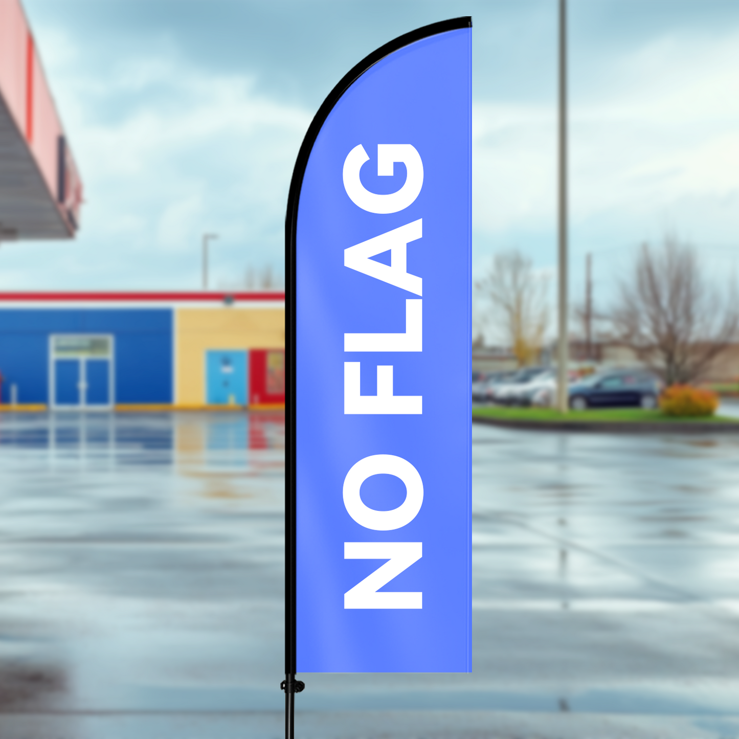 8FT Feather Flag Pole Kit, Fits 1.6x6.6FT / 1.6x6.1FT Feather Flags
