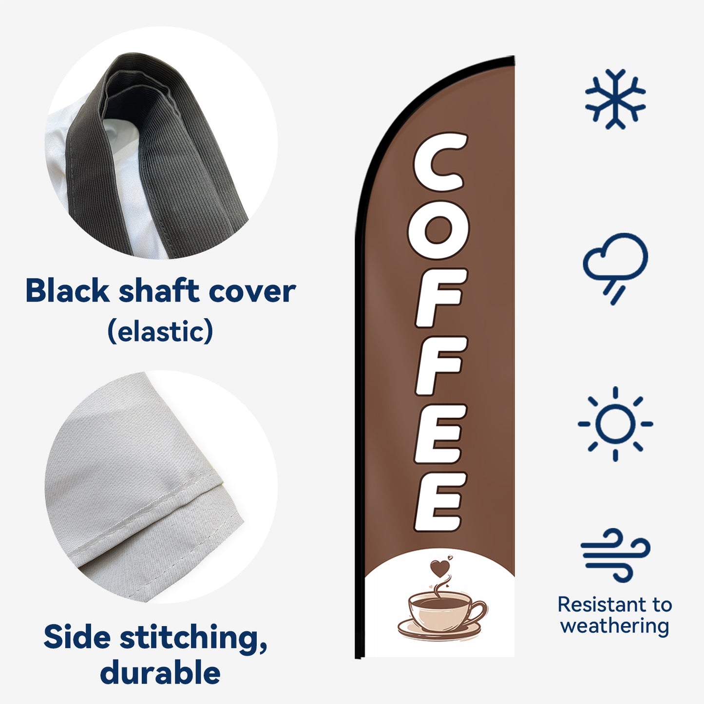 COFFEE Feather Flag