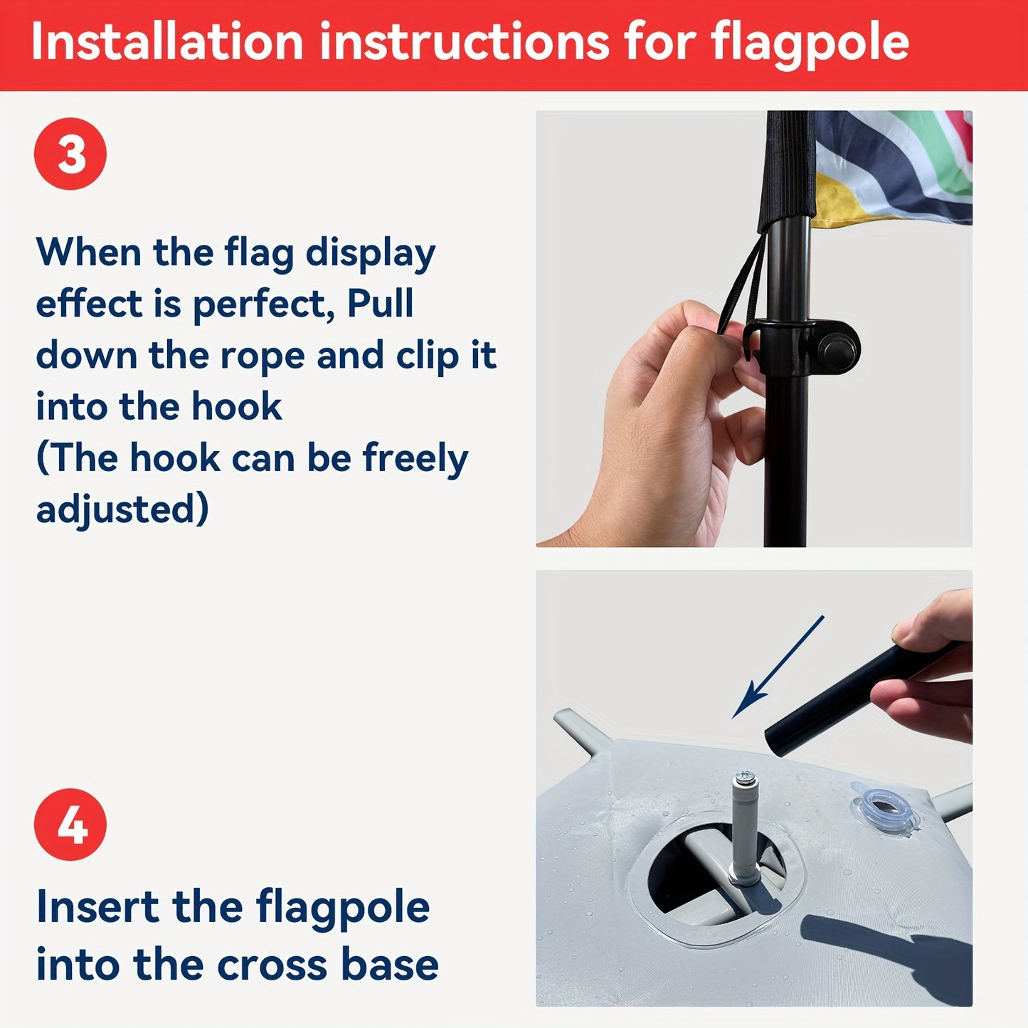 A Set of Feather Flag Pole Set