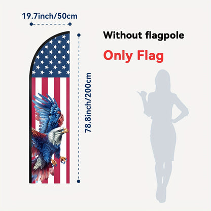 US Eagle Feather Flag