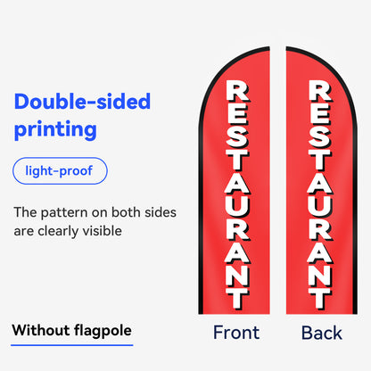 Restaurant Feather Flag