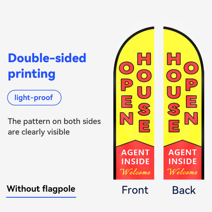 Open House Feather Flag