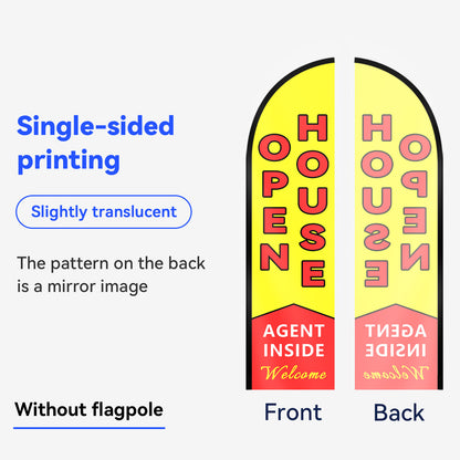 Open House Feather Flag