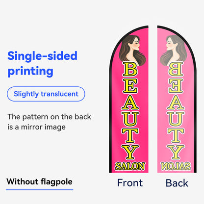 BEAUTY SALON Feather Flag