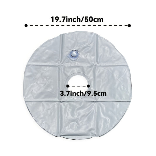 A Durable PVC Water Weight Bag, Portable for Filling with Water, Suitable for Securing Flagpoles Or Umbrellas, Ideal for Outdoor Flagpoles And Sunshade Support, Foldable for Easy Transport.