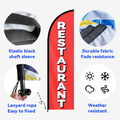 Restaurant Feather Flag