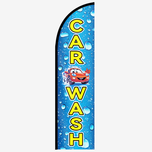 CAR WASH Feather Flag
