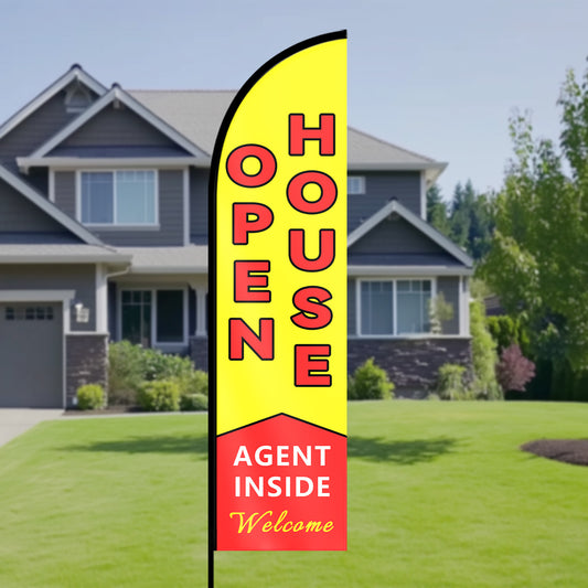 Open House Feather Flag