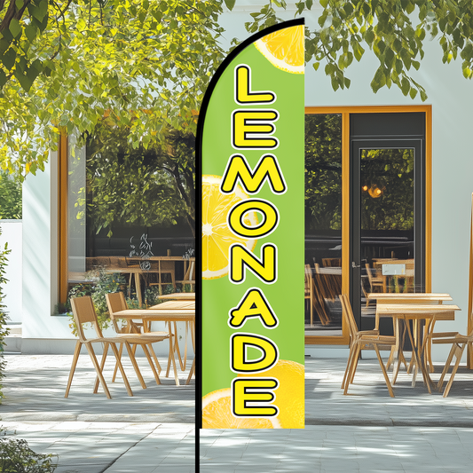 LEMONADE Feather Flag