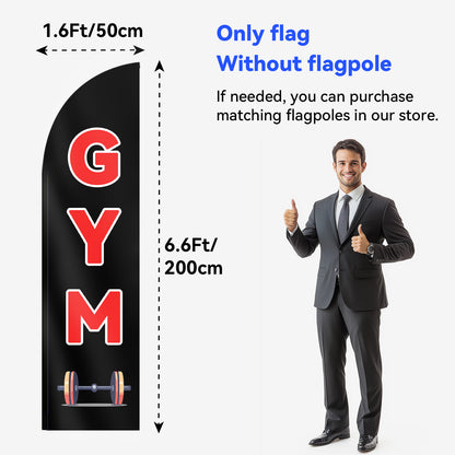 GYM Feather Flag