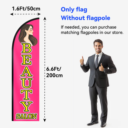 BEAUTY SALON Feather Flag