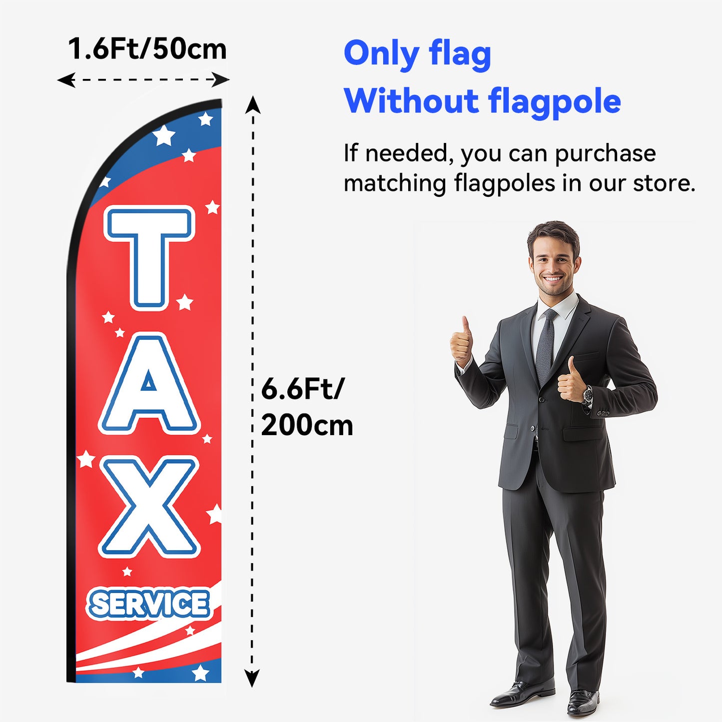 TAX Feather Flag