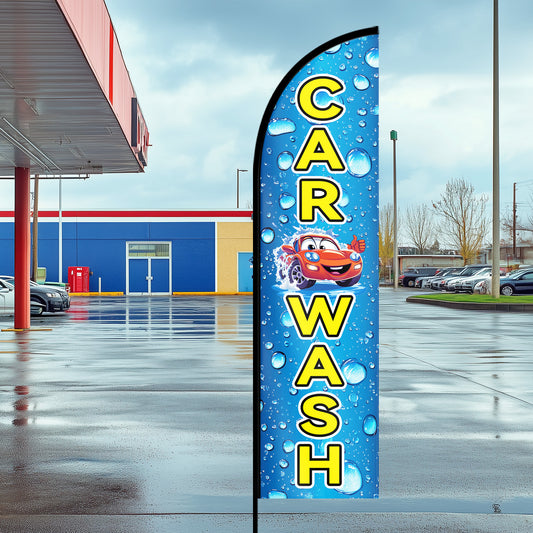 CAR WASH Feather Flag