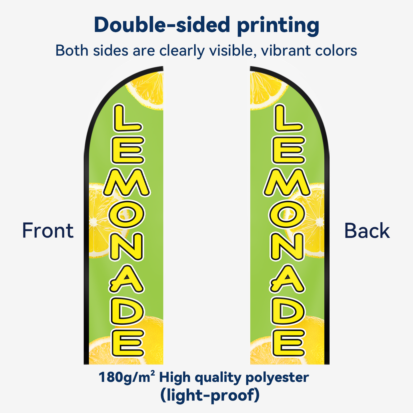 LEMONADE Feather Flag