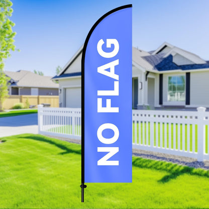 8FT Feather Flag Pole Kit, Fits 1.6x6.6FT / 1.6x6.1FT Feather Flags