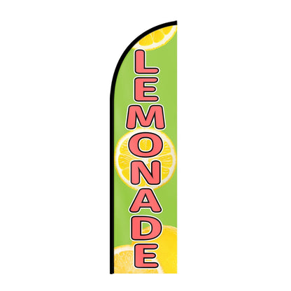 1pc lemon shop flag, lemon shop outdoor flag, shop sign banner advertisement, lemon shop feather flag, suitable for outdoor activity promotion, polyester fabric, only flag, excluding flagpole