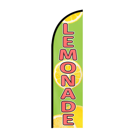 1pc lemon shop flag, lemon shop outdoor flag, shop sign banner advertisement, lemon shop feather flag, suitable for outdoor activity promotion, polyester fabric, only flag, excluding flagpole