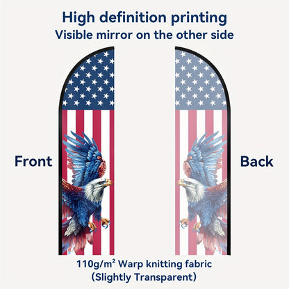 US Eagle Feather Flag