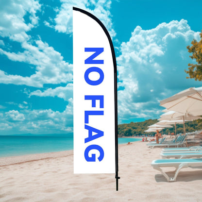 Feather Flag Pole Kit with Ground Spike, Multi Size Banner Pole Kit, Aluminum and Fiberglass Flag Pole, Outdoor Swooper Flag Stand, Easy Setup
