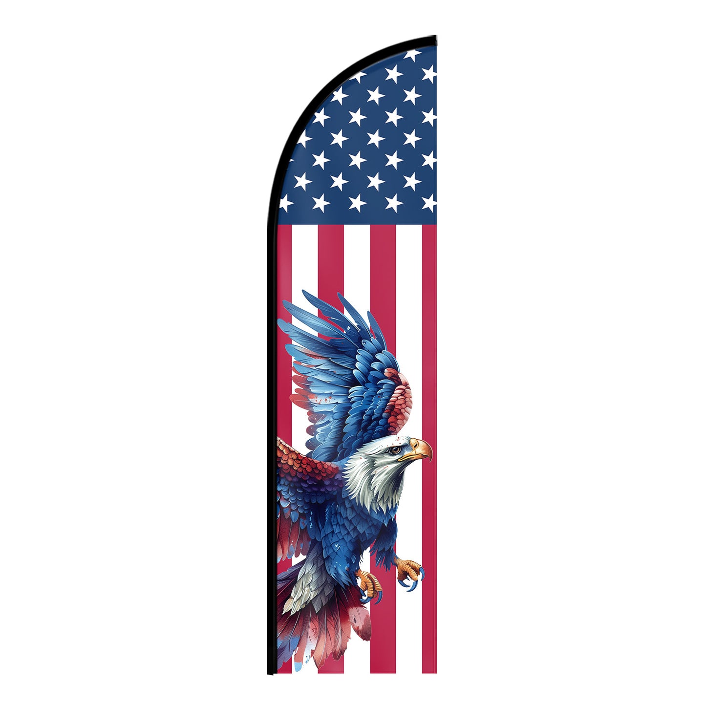 US Eagle Feather Flag