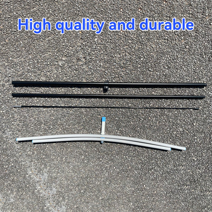 Flagpole with X Base