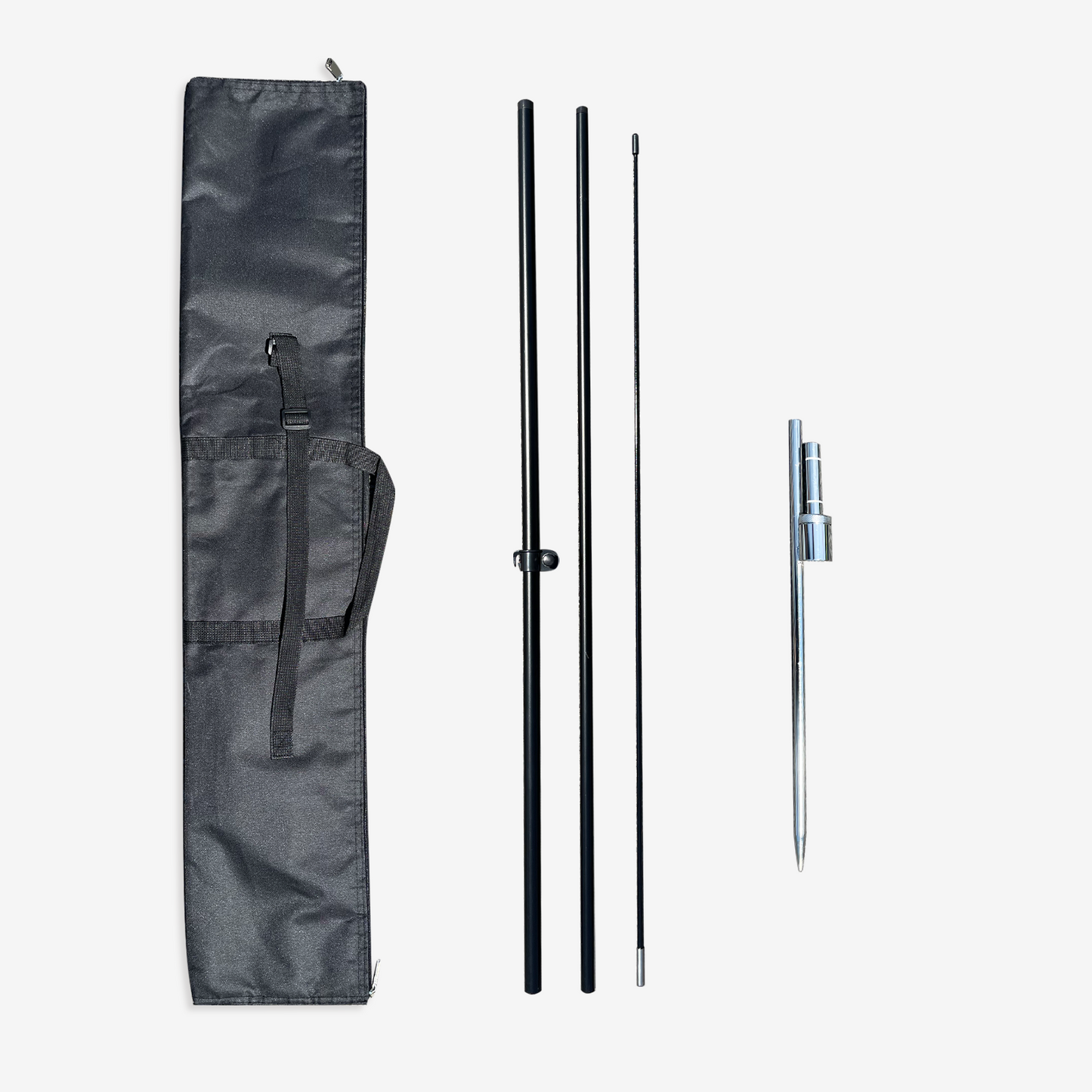 Flagpole with Ground Stake and Qxford bag