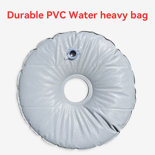 A Durable PVC Water Weight Bag, Portable for Filling with Water, Suitable for Securing Flagpoles Or Umbrellas, Ideal for Outdoor Flagpoles And Sunshade Support, Foldable for Easy Transport.