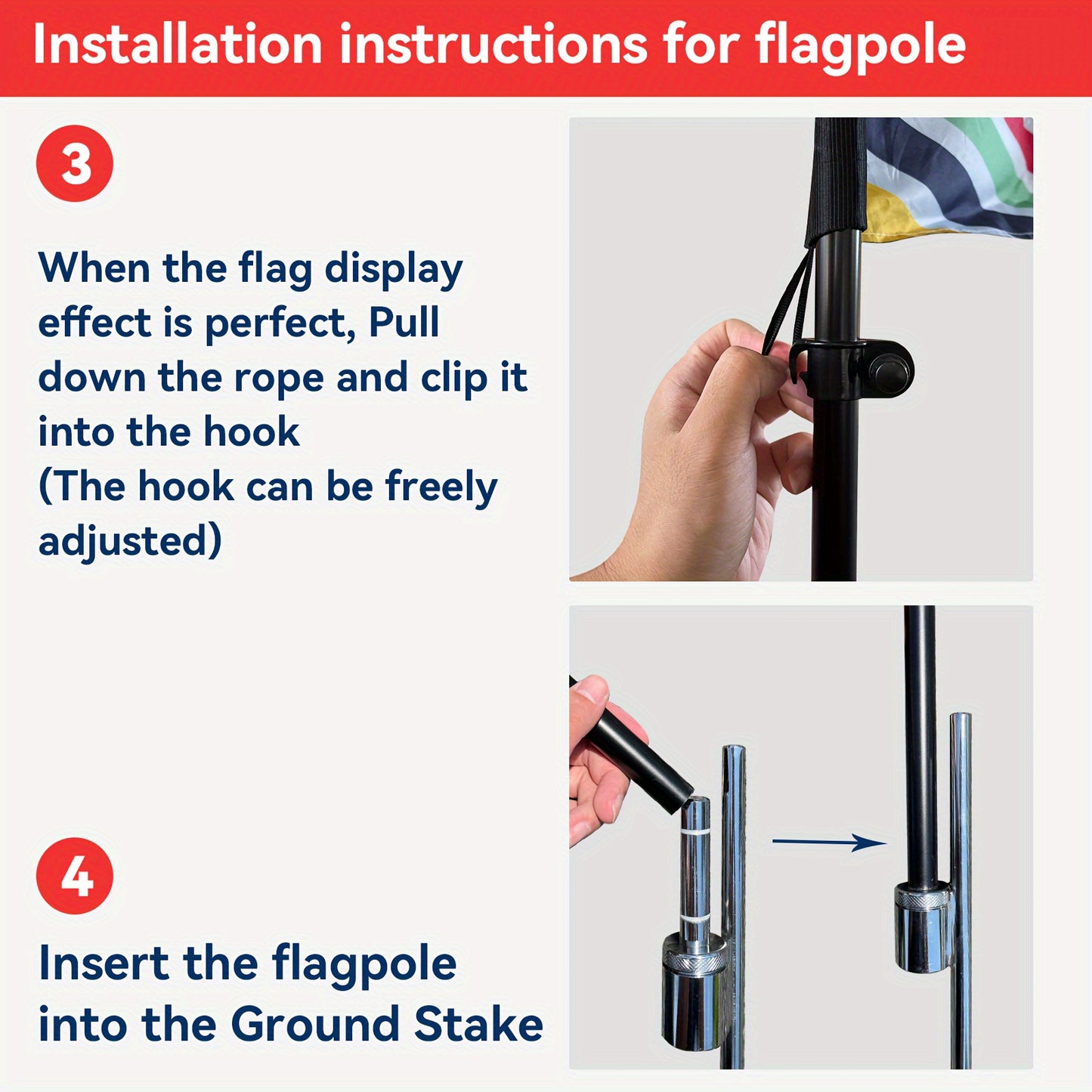Feather Flag Pole- Grounding stake