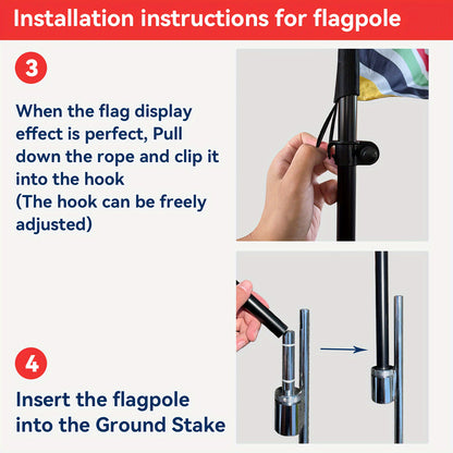 Feather Flag Pole- Grounding stake