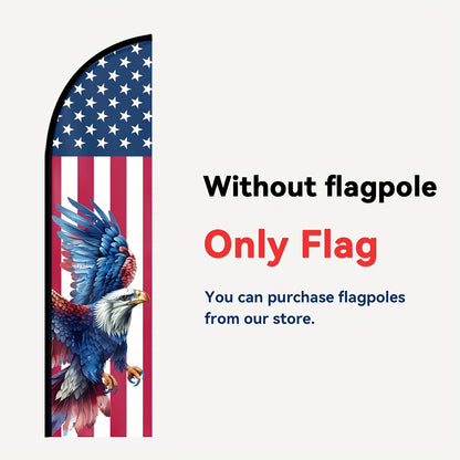 US Eagle Feather Flag