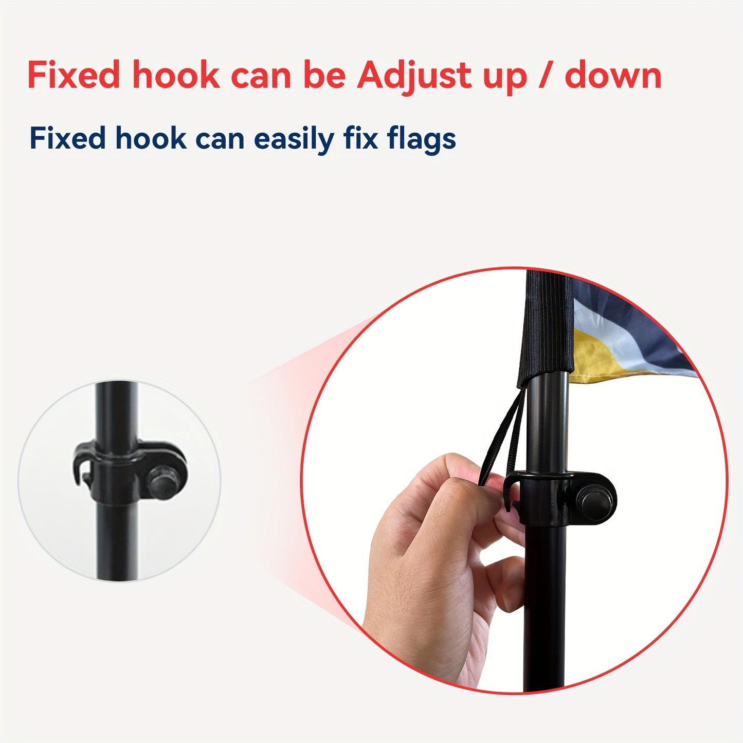 A Set of Feather Flag Poles Made from High-Quality Aluminum, Suitable for Beach Flags And Blade Flags, Available in Multiple Sizes. Flags, Bases, And Ground Stakes Are Not Included. Easy to Install And Very Durable