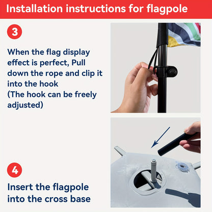 A Set of Feather Flag Pole Set